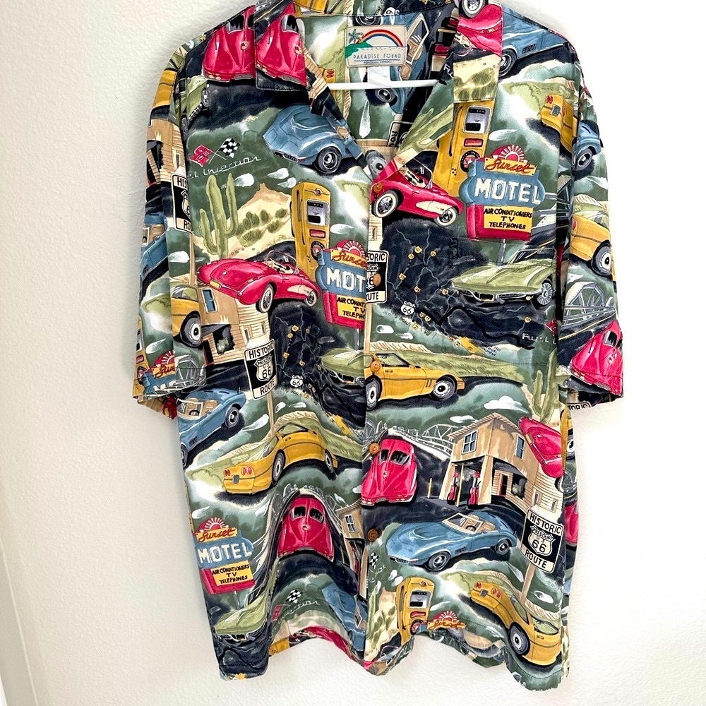 Vintage Paradise Found Hawaiian Shirt